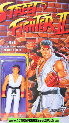 Street Fighter II RYU reaction figures super 7 funko action toys 2 moc –  ActionFiguresandComics